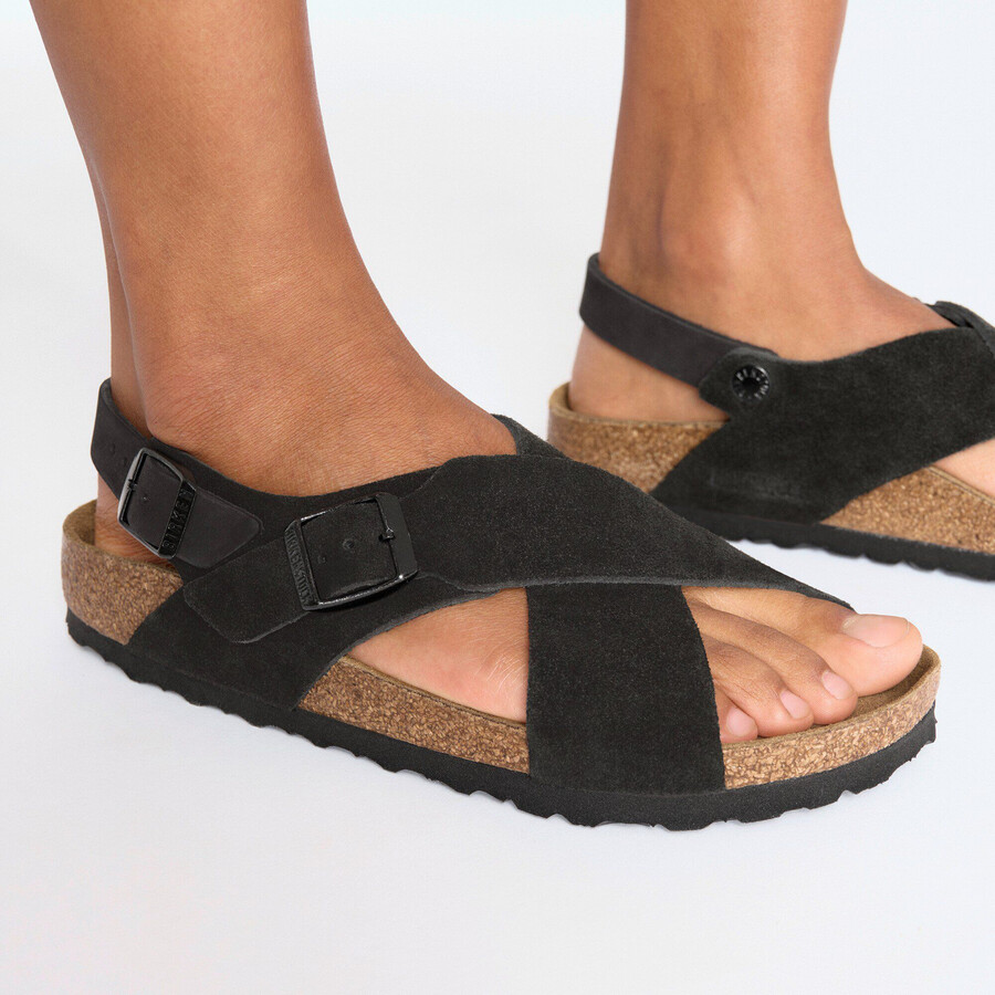 tulum soft footbed nubuck leathersuede