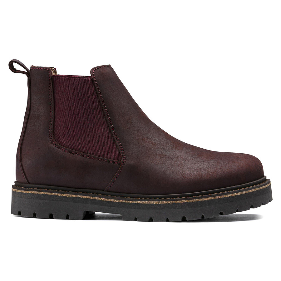 stalon women nubuck leather burgundy