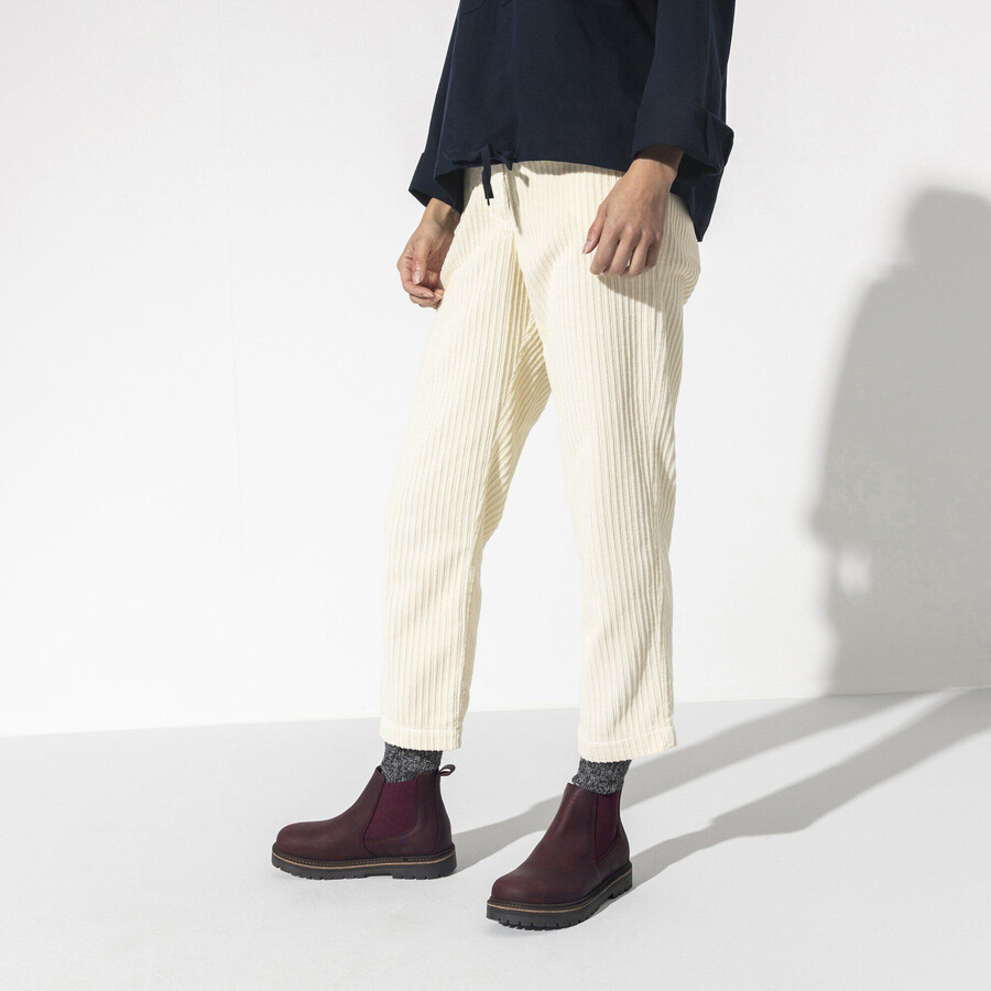stalon women nubuck leather burgundy