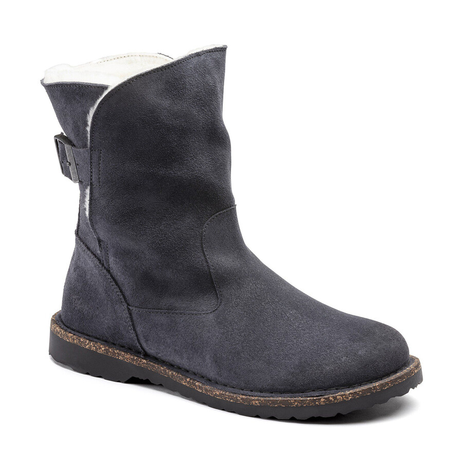 uppsala shearling suede leather