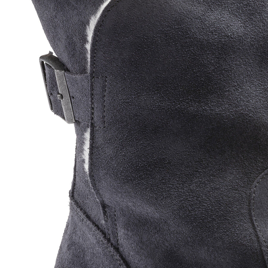 uppsala shearling suede leather