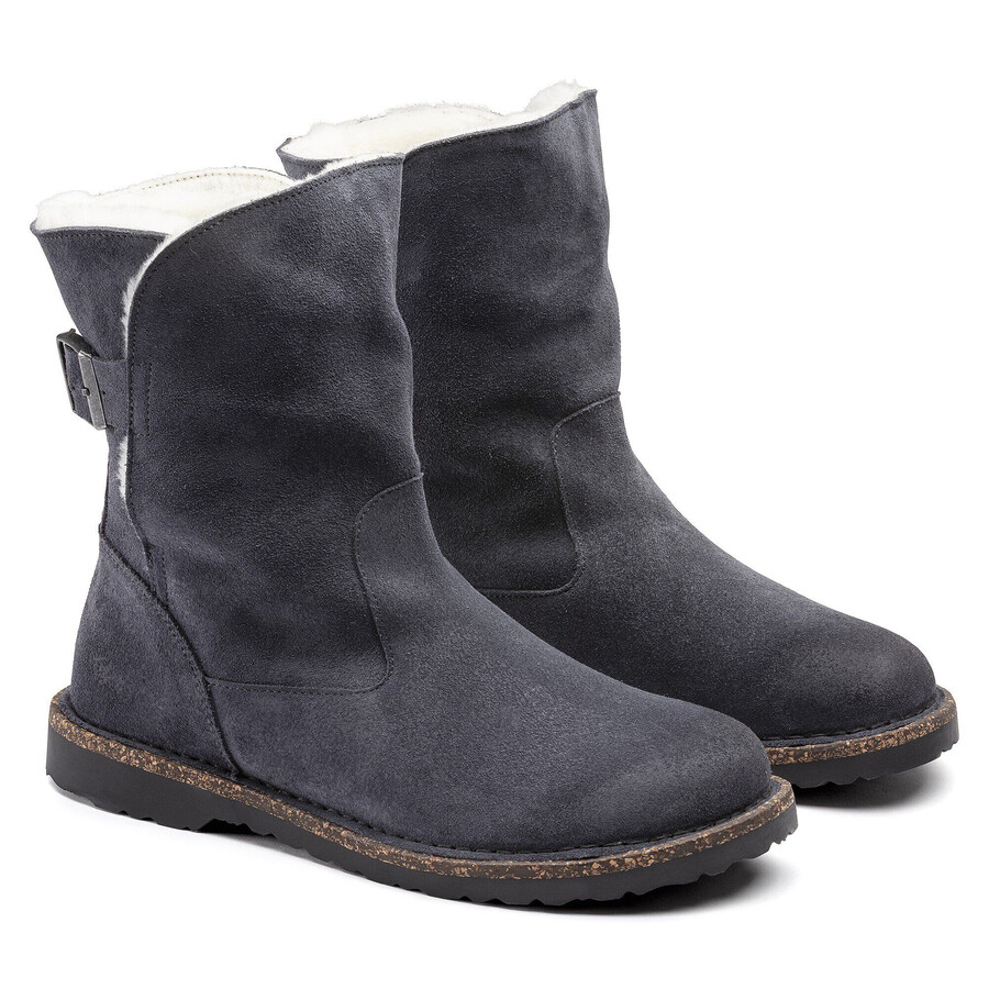uppsala shearling suede leather