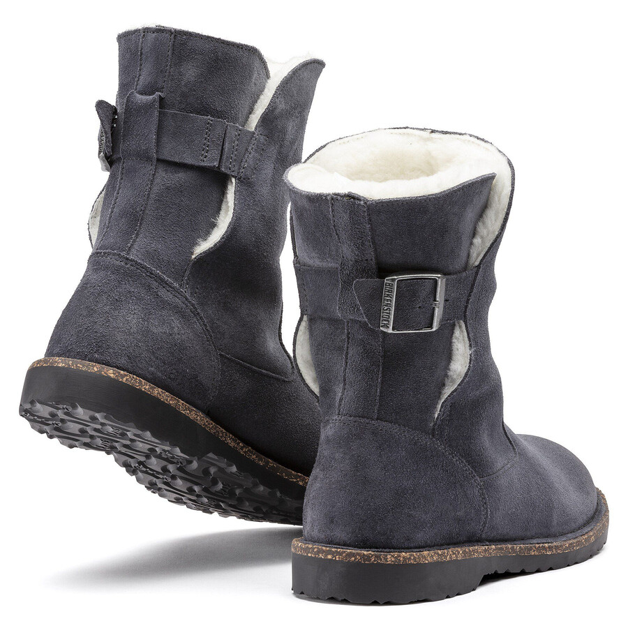 uppsala shearling suede leather