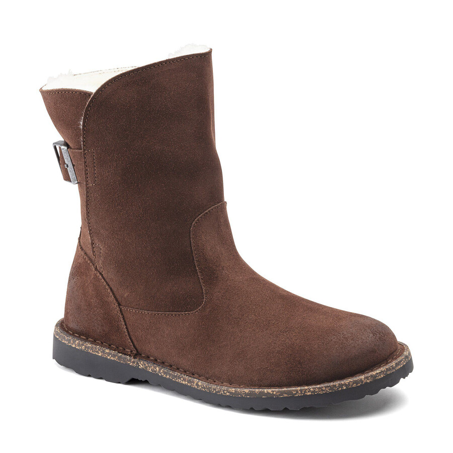 uppsala shearling suede leather