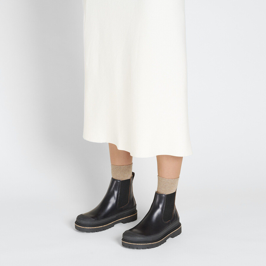 prescott slip on women waxy leather
