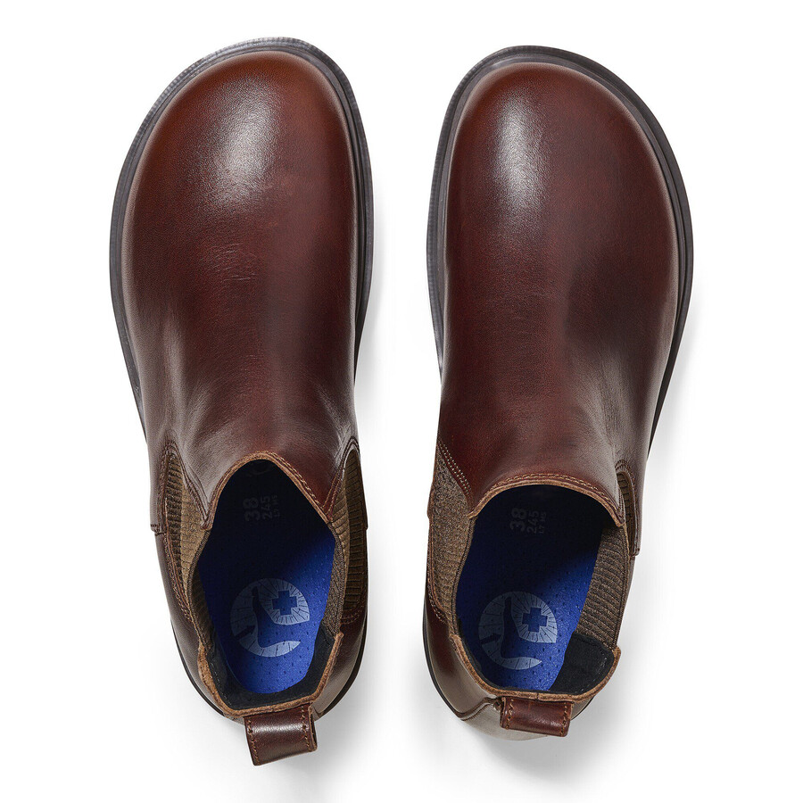 highwood slip on women natural leather