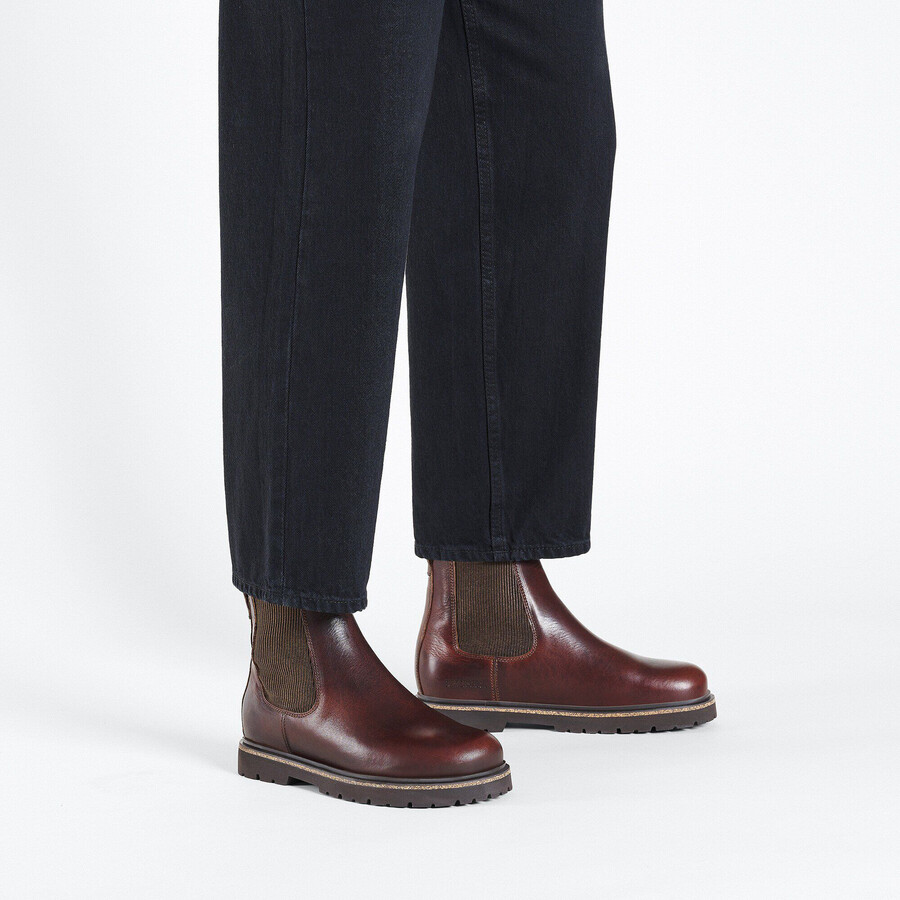 highwood slip on men natural leather