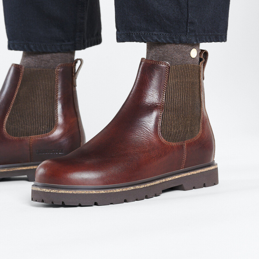 highwood slip on men natural leather