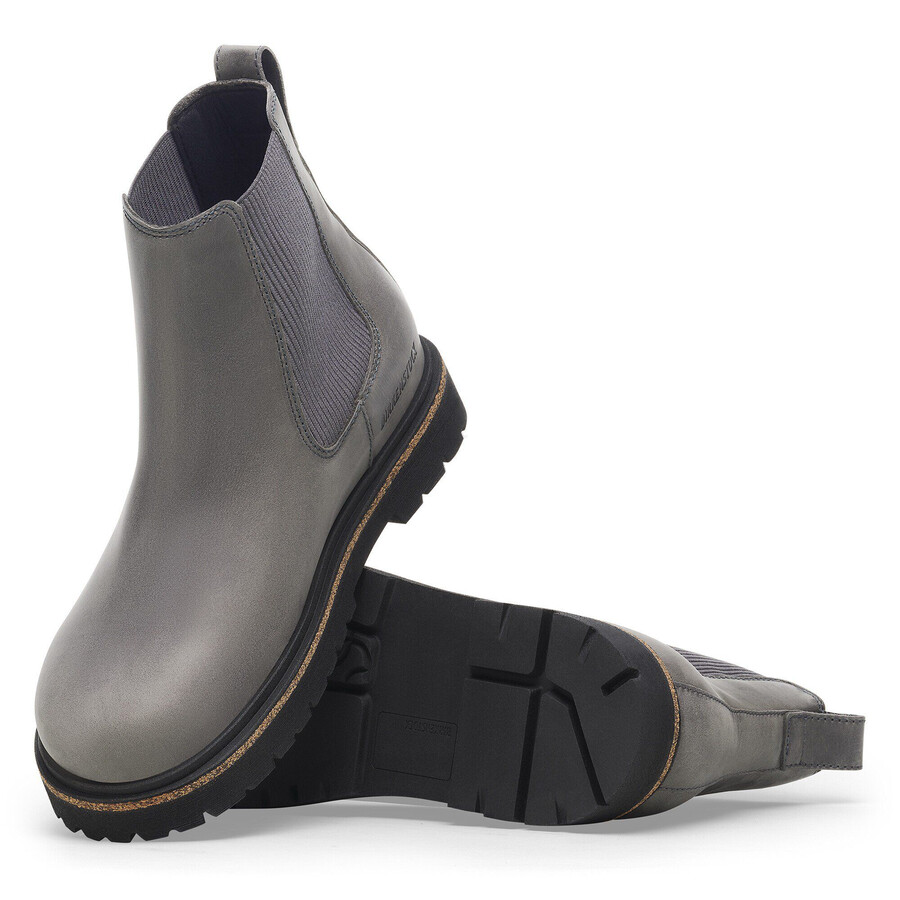 highwood slip on mid men natural leather oiled