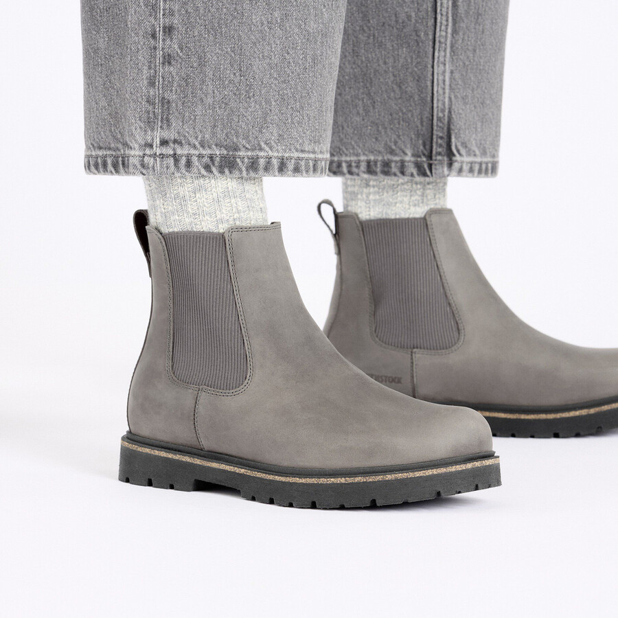 highwood slip on mid men natural leather oiled