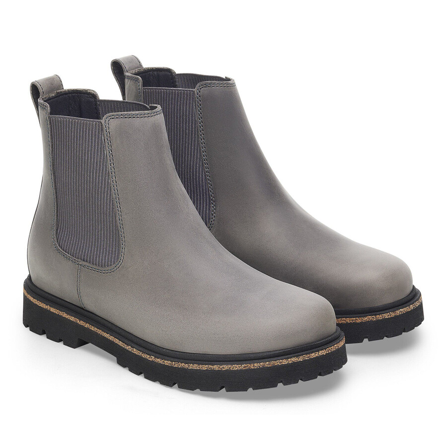 highwood slip on mid men natural leather oiled