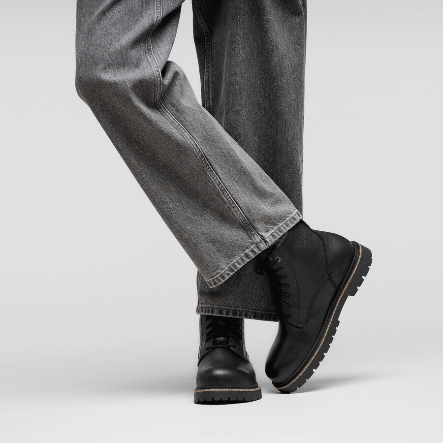 highwood lace mid men natural leather