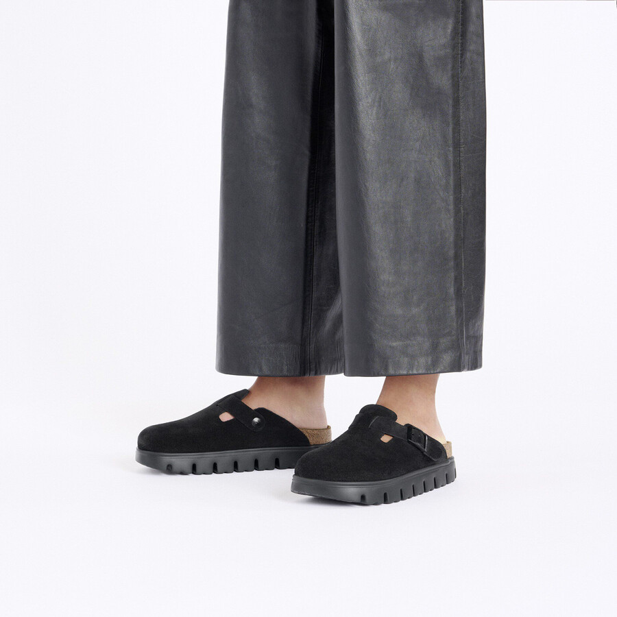 boston chunky suede leather