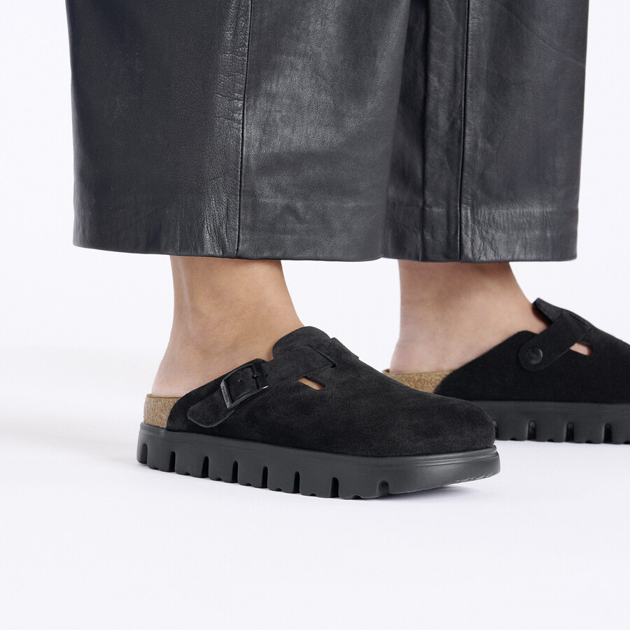 boston chunky suede leather