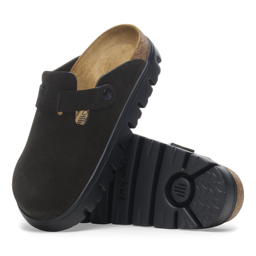 boston chunky suede leather