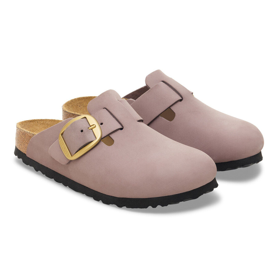 boston big buckle nubuk leather