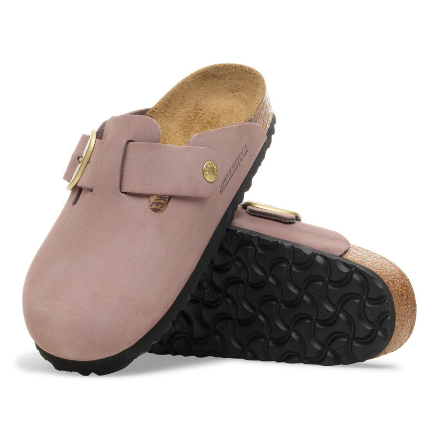 boston big buckle nubuk leather