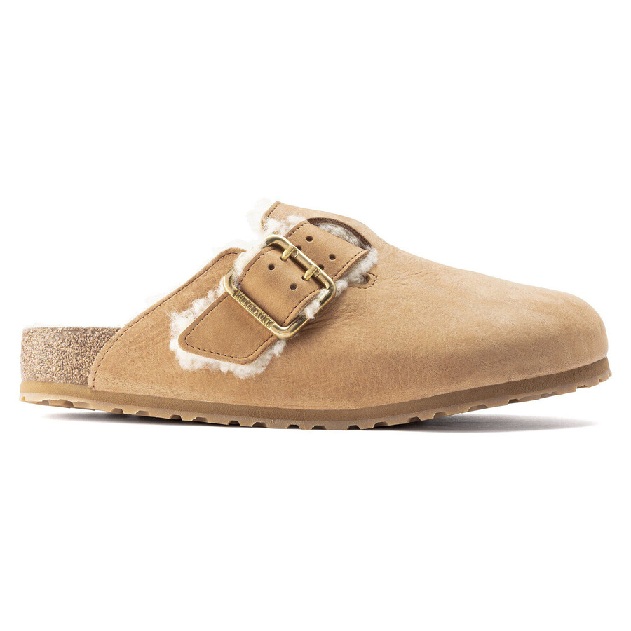 boston bold shearling natural leather
