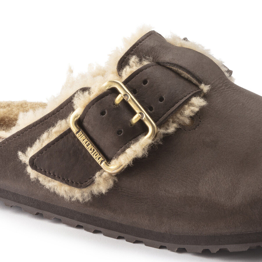 boston bold shearling natural leather
