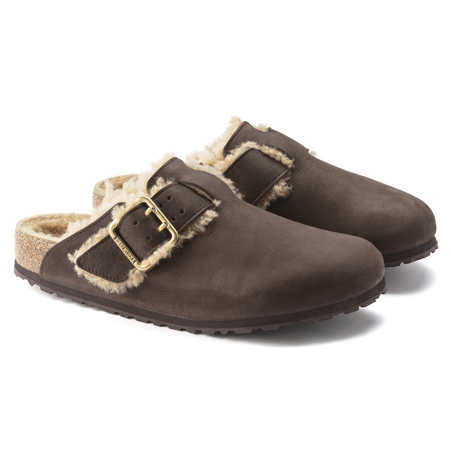 boston bold shearling natural leather
