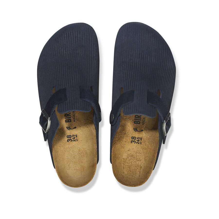boston suede leather embossed