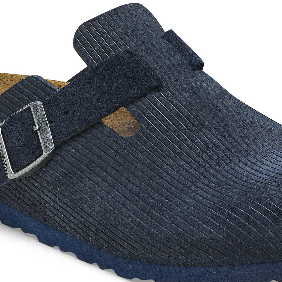 boston suede leather embossed