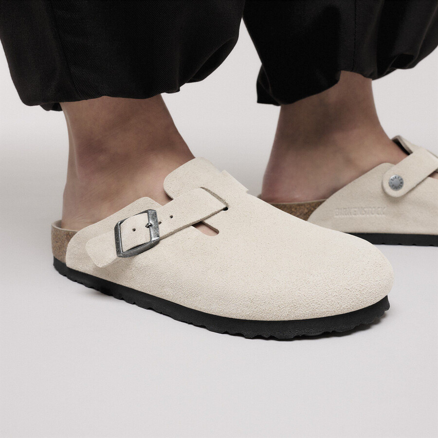 boston soft footbed suede leather
