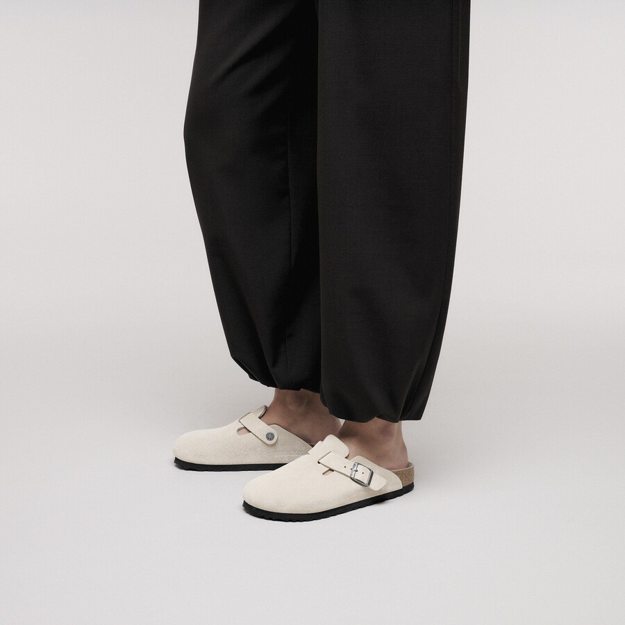 boston soft footbed suede leather