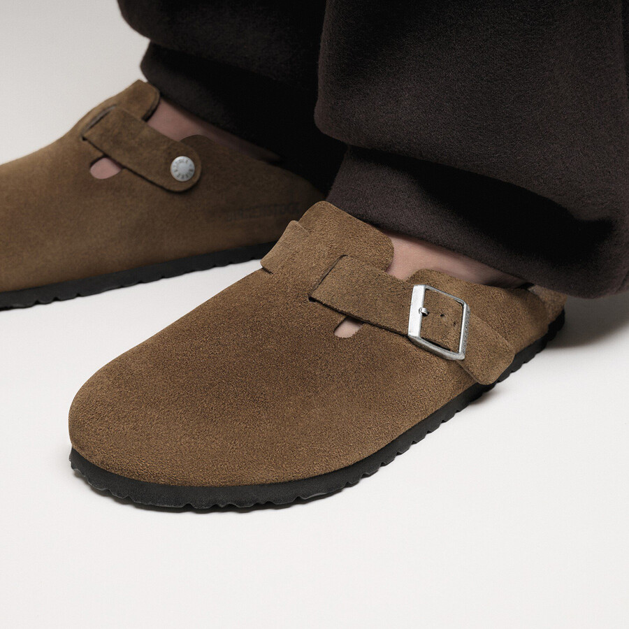 boston soft footbed suede leather