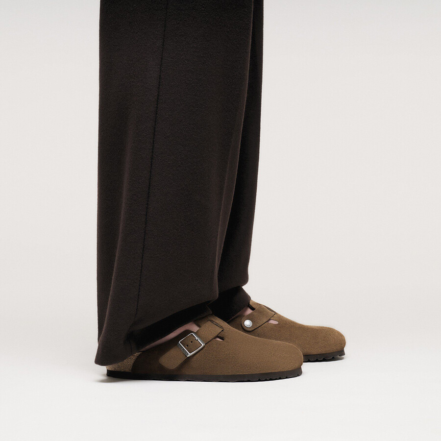 boston soft footbed suede leather