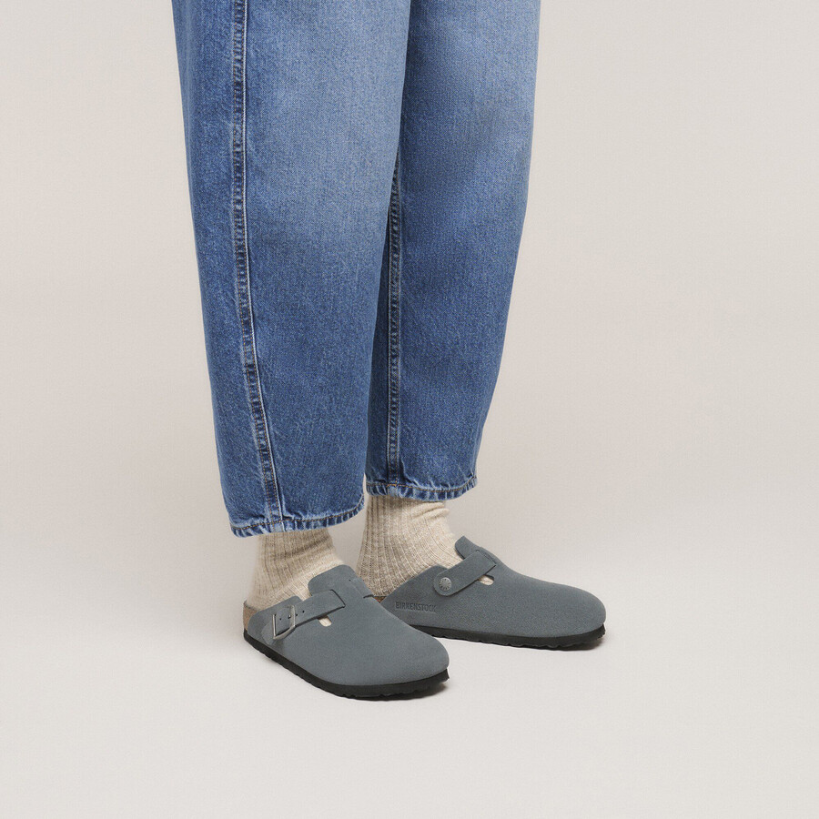 boston soft footbed suede leather