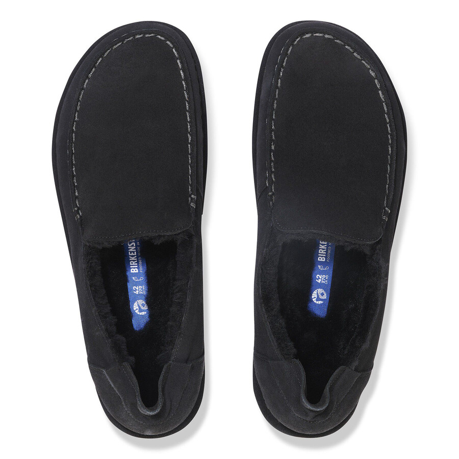 utti shearling suede leather