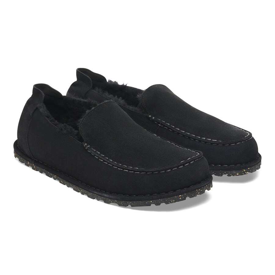 utti shearling suede leather