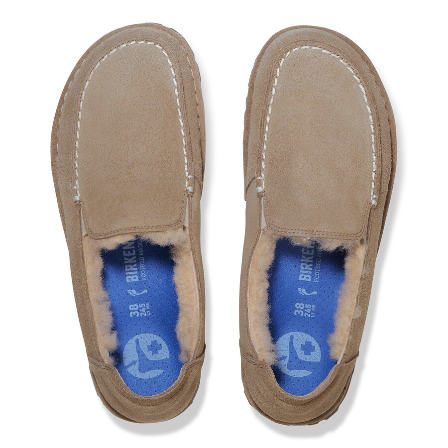 utti shearling suede leather
