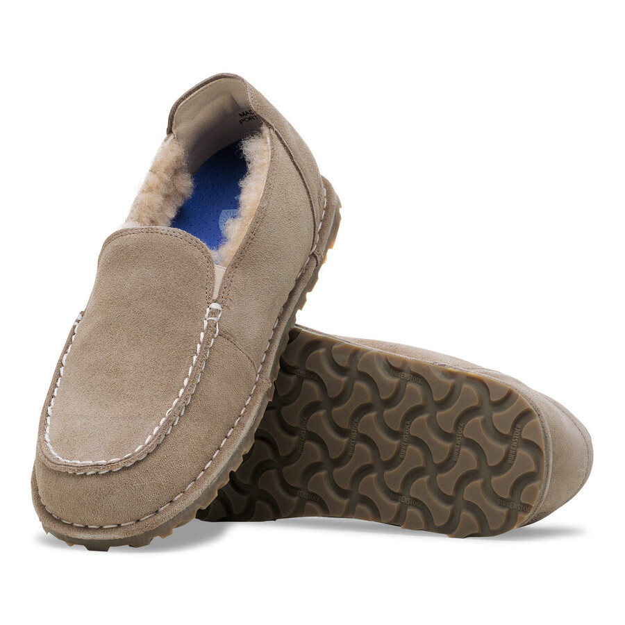 utti shearling suede leather