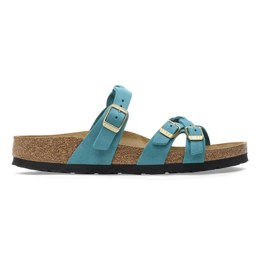 franca braided oiled leather biscay bay