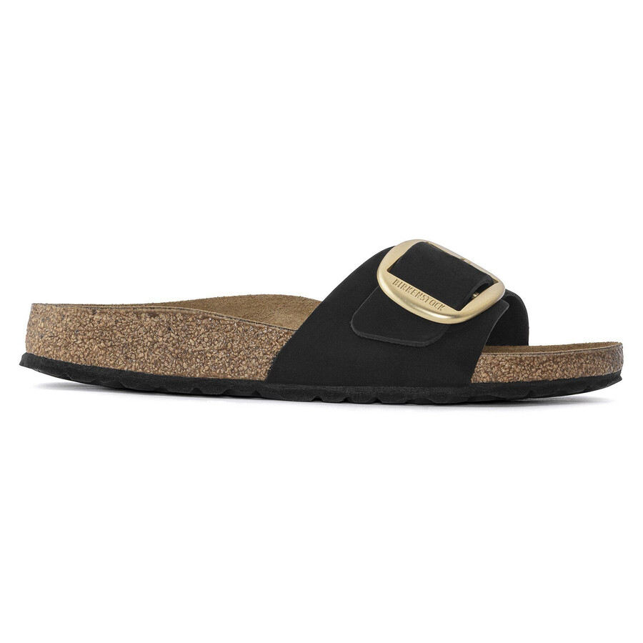 madrid big buckle nubuk leather