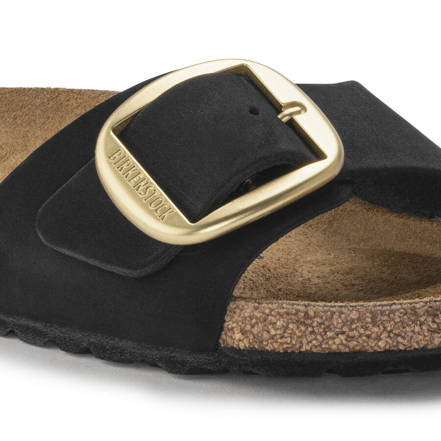 madrid big buckle nubuk leather