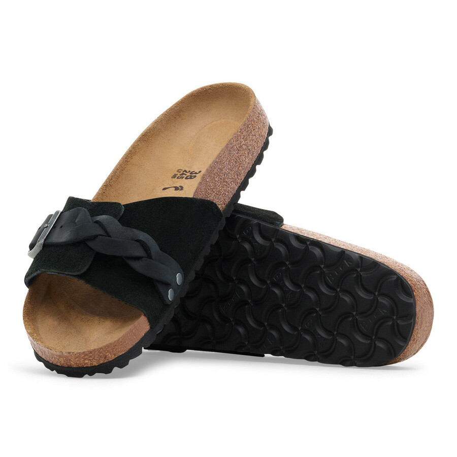 oita braided suede leather