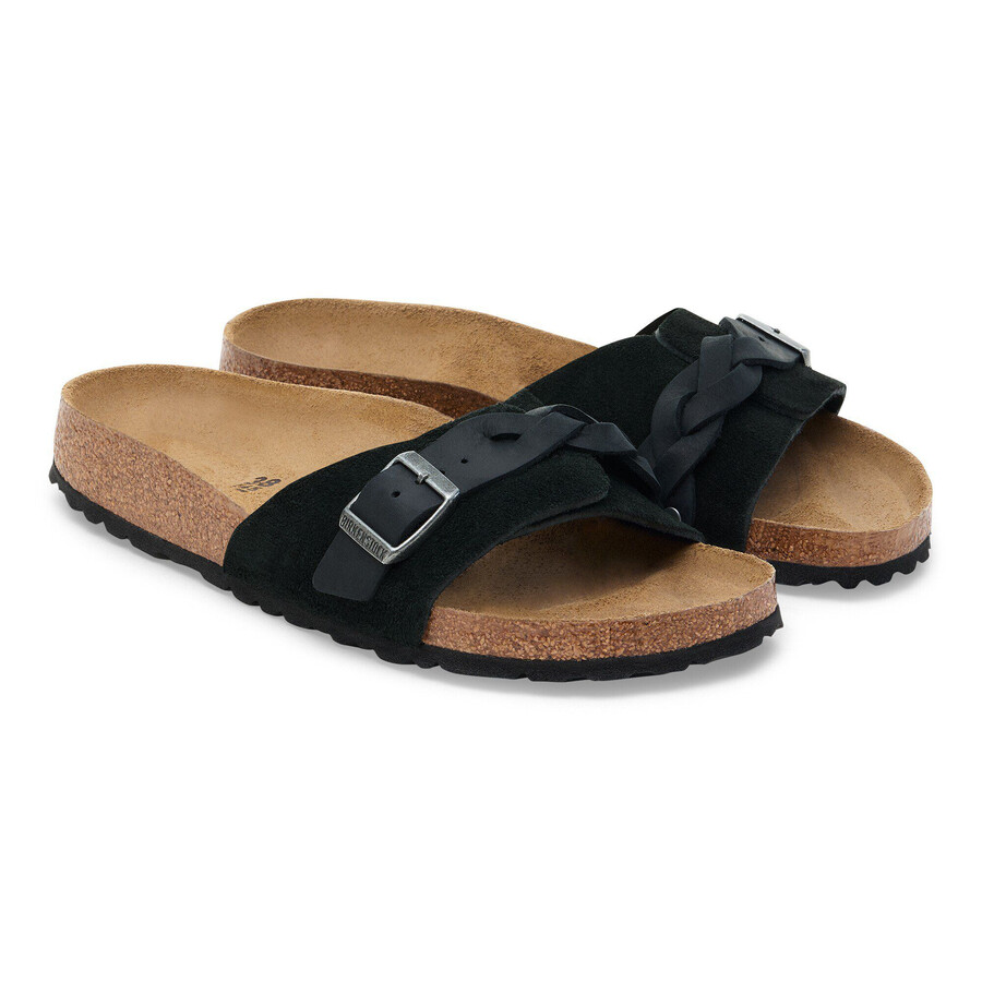 oita braided suede leather