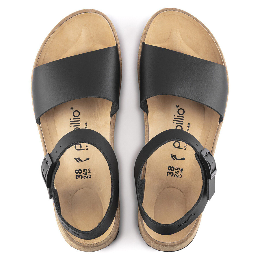 glenda natural leather