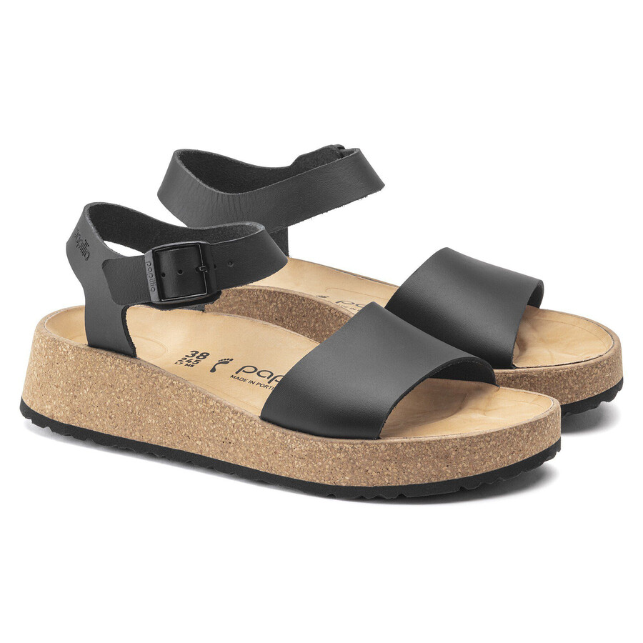 glenda natural leather