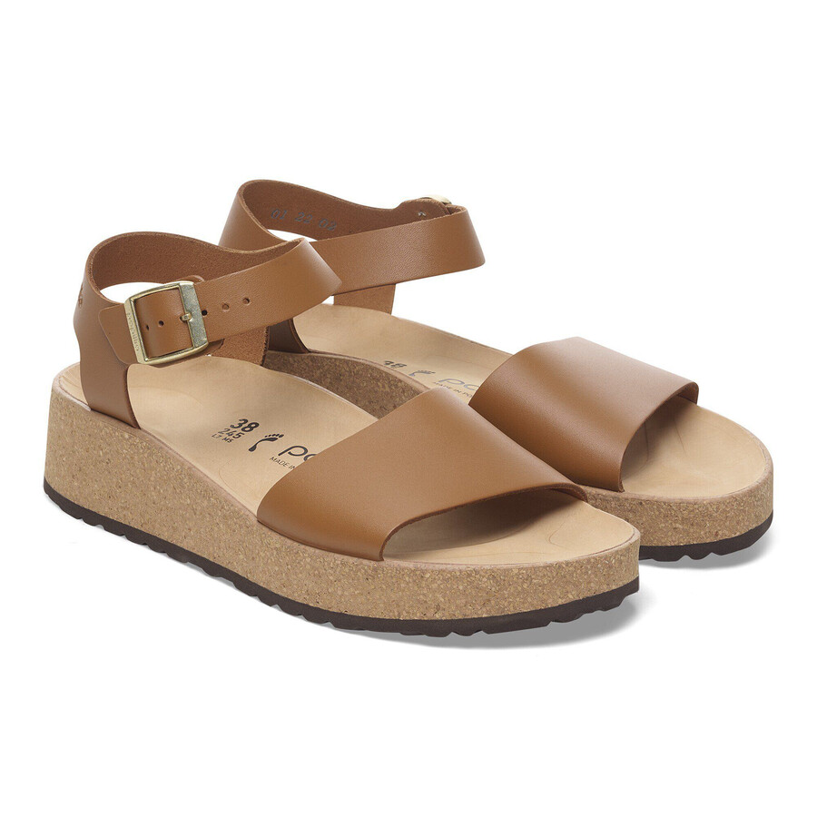glenda natural leather ginger brown