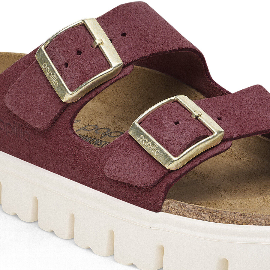 arizona platform suede leather