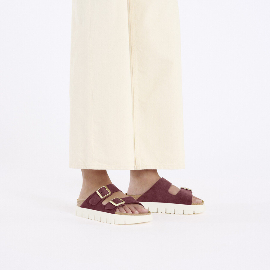arizona platform suede leather