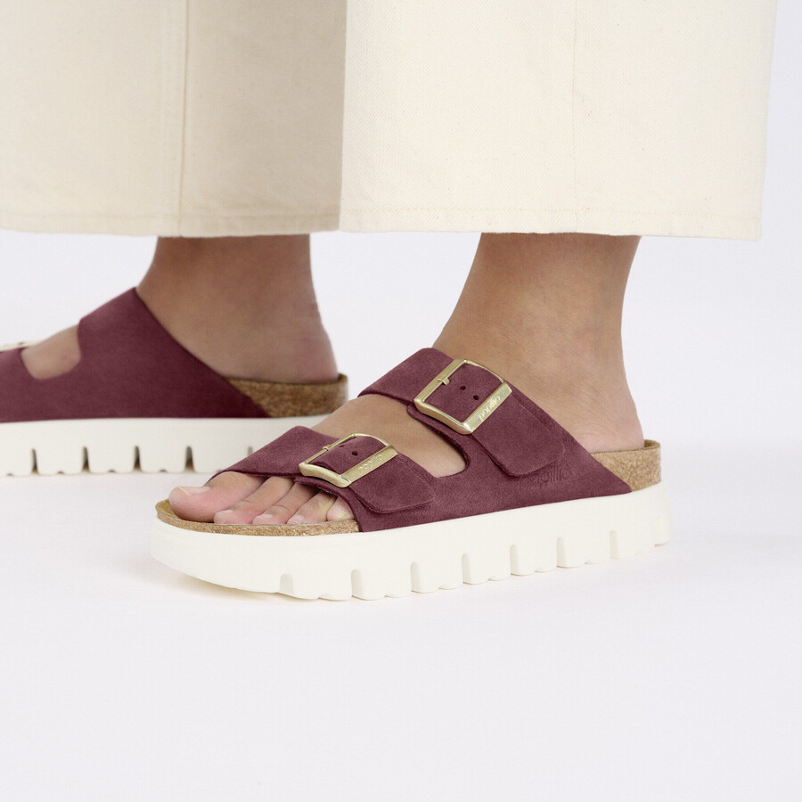 arizona platform suede leather