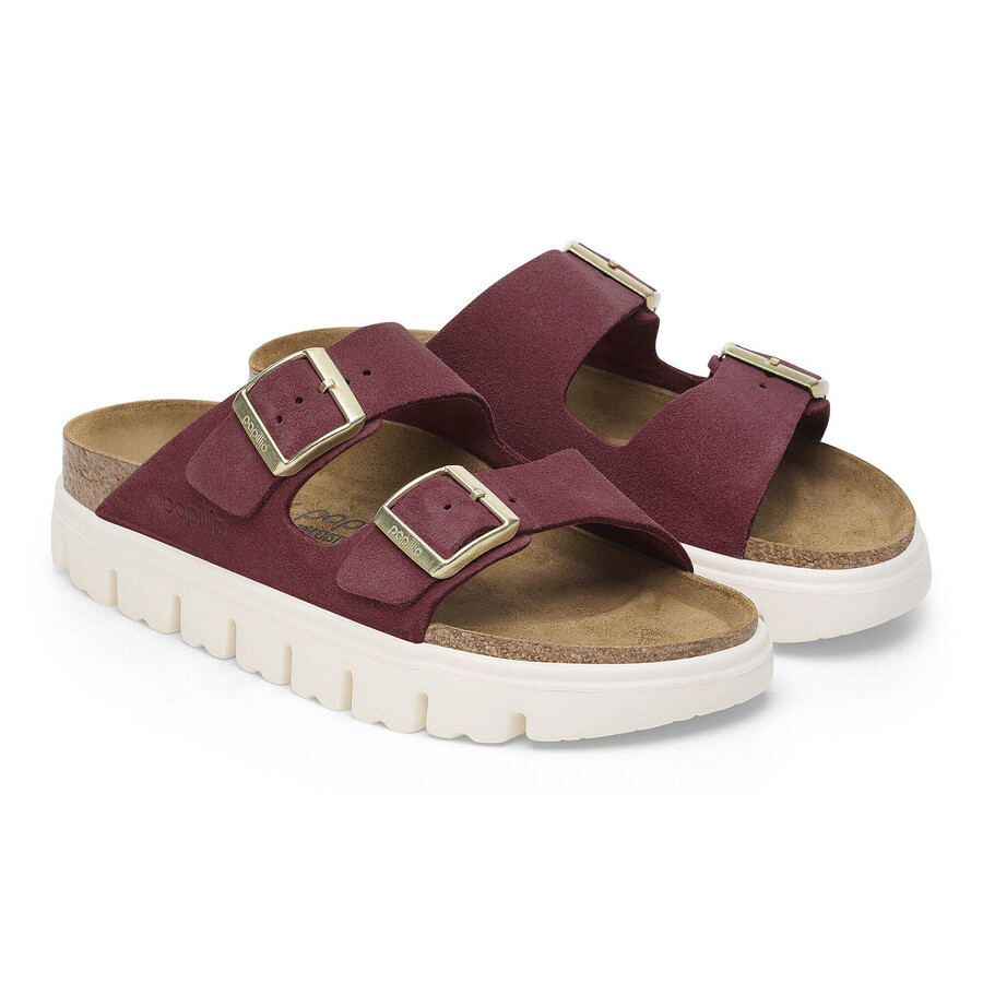 arizona platform suede leather