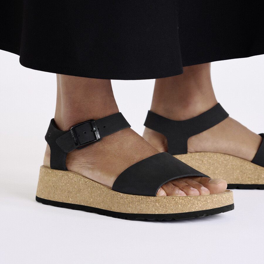 glenda nubuk leather