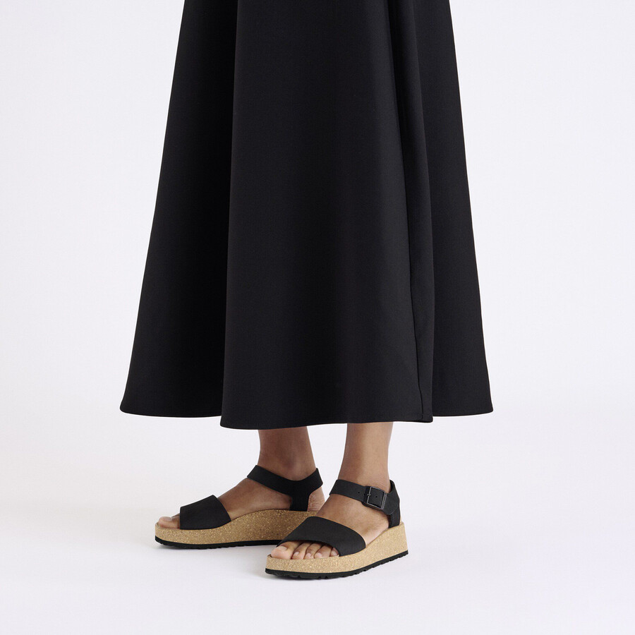 glenda nubuk leather
