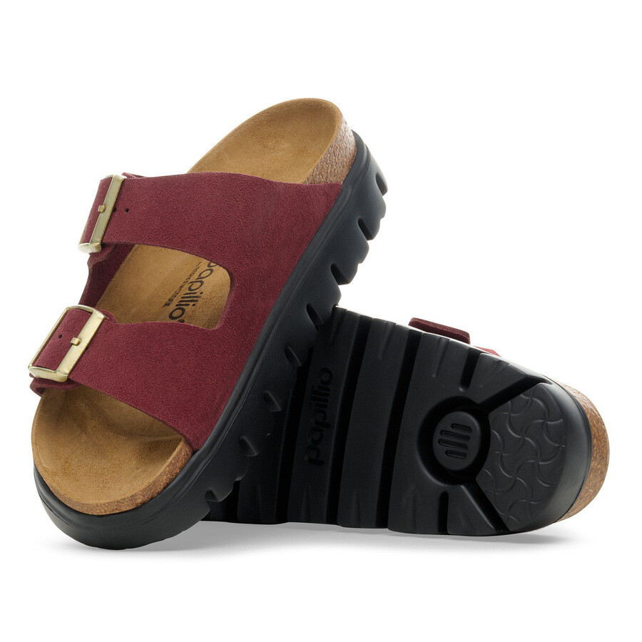 arizona platform suede leather
